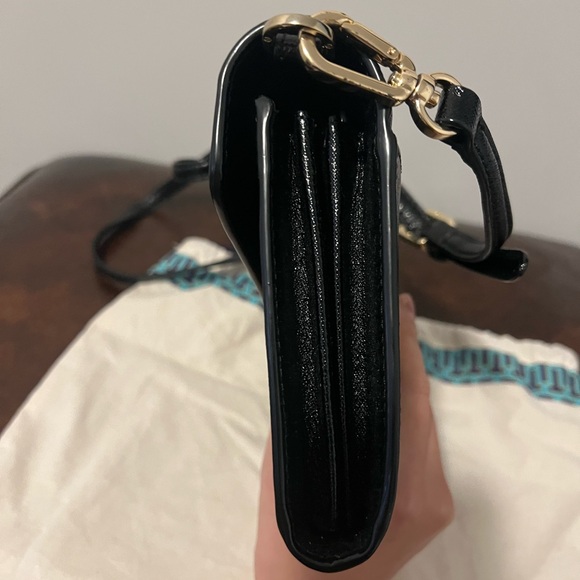 Authentic black Tory Burch crossbody wallet bag - Picture 4 of 13